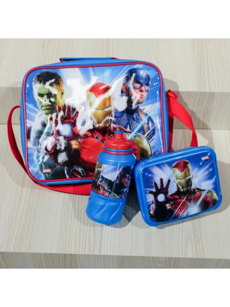 Portamerenda per bambini con accessori Avengers